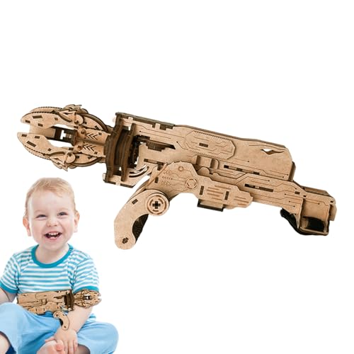 Bausteine gesetzt | Roboter Arm Kit | Mechanisches Armspielzeug | 201-teiliges Holzmodell Mit Größen Für Kinder Und Erwachsene, Kreativer Versammlungsschalter Für Geburtstage, Feiertage, STEM-Lernen Bausteine gesetzt | Roboter Arm Kit | Mechanisches Armspielzeug | 201-teiliges Holzmodell Mit Größen Für Kinder Und Erwachsene, Kreativer Versammlungsschalter Für Geburtstage, Feiertage, STEM-Lernen von Generisch