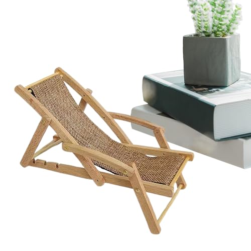 Beach Chair - Miniature Deck Chair | Tiny Wooden micrRo Landscape Mini Beach Decorations Tabletop Decor Lounger Model Furniture for Doll House Small Desktop Ornament for Desk Bookshelf Beach Chair - Miniature Deck Chair | Tiny Wooden micrRo Landscape Mini Beach Decorations Tabletop Decor Lounger Model Furniture for Doll House Small Desktop Ornament for Desk Bookshelf von Generisch