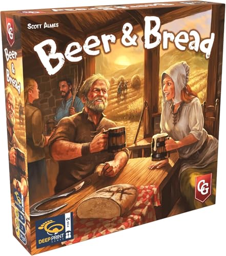 Beer & Bread | Strategisches 2-Personen-Spiel | Ressourcenmanagement & Kartendrafting | Englisch von Generisch