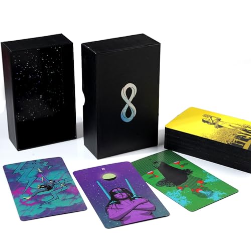 Begib dich auf eine heilige Reise mit dem Tarot des Heiligen Spektrums - Anfänger-Tarot Deck in einer Deluxe-Geschenkbox von Generisch