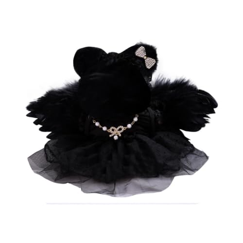 Bekleidung für 17cm Labubu original Plüsch, Labubu Popmart Kleidung für 17cm La Bekleidung DIY Kinder, Kuscheltier Kleidung Outfit nur Bekleidungs zubehör für Plush Pullover Hoodie (F) von Generisch