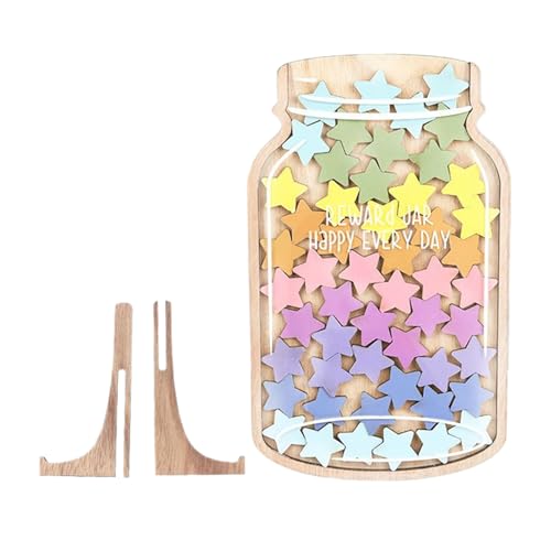 Belohnungsglas Für Kinder, Belohnungssystem Kinder Mit 45 Sternen, Motivierendes Für Klassenzimmer & Zuhause, Unterstützung Für Eltern & Lehrer Verhaltensförderung Hausaufgaben & Alltagspflichten Belohnungsglas Für Kinder, Belohnungssystem Kinder Mit 45 Sternen, Motivierendes Für Klassenzimmer & Zuhause, Unterstützung Für Eltern & Lehrer Verhaltensförderung Hausaufgaben & Alltagspflichten von Generisch