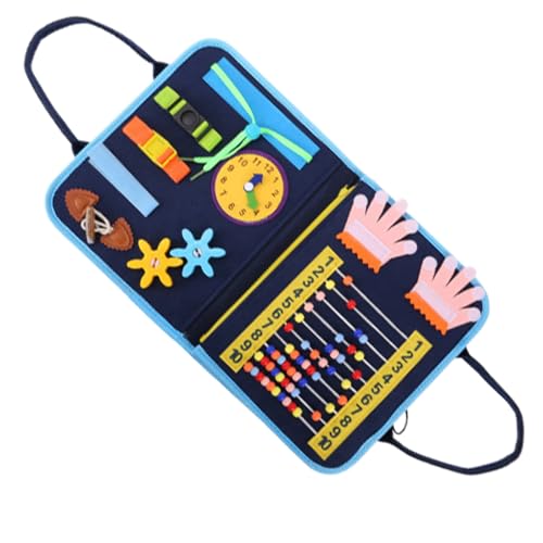 Beschäftigungsspielzeug Puzzle Spiel,Filzspielzeug Für Kinder - Ruhiges Feinmotorik-Spiel Trainingsbrett Für Kinder Mädchen von Generisch