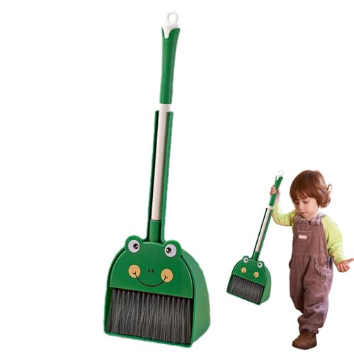 Besen- und Kehrschaufel-Set für Kleinkinder, kleiners Besen mit Kehrschaufel für Kinder, Reinigungsspielzeug-Set für Kinder, lustiges Haushaltsspielset für Kleinkinder Besen- und Kehrschaufel-Set für Kleinkinder, kleiners Besen mit Kehrschaufel für Kinder, Reinigungsspielzeug-Set für Kinder, lustiges Haushaltsspielset für Kleinkinder von Generisch