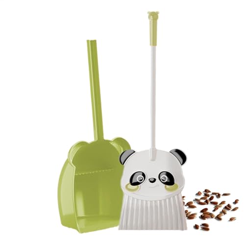 Besen- und Kehrschaufel-Set für Kleinkinder, niedlicher Besen und Kehrschaufel, Haushaltshelfer, kleines Reinigungsset, Kombi, Rollenspiel für Zuhause, Küche von Generisch