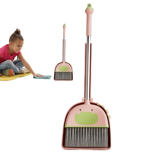 Besen- und Reinigungsset für Kleinkinder, lustig, pädagogischer Besen und Kehrschaufel für Kinder, bunt, kindersichere Reinigungswerkzeuge, -Besen-Set zum Spielen, Lernen, ideal für Zuhause Besen- und Reinigungsset für Kleinkinder, lustig, pädagogischer Besen und Kehrschaufel für Kinder, bunt, kindersichere Reinigungswerkzeuge, -Besen-Set zum Spielen, Lernen, ideal für Zuhause von Generisch