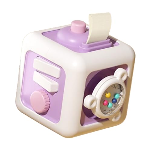 Besetzte Würfelspielzeug - Babyaktivität Würfel | Sensory Board Cube Toy | Feinmotorische Fähigkeiten Montessorii Spielzeug für Kleinkinder | Reise- und Lernspielzeug für mehr als 2 Jahre alte Kinder von Generisch