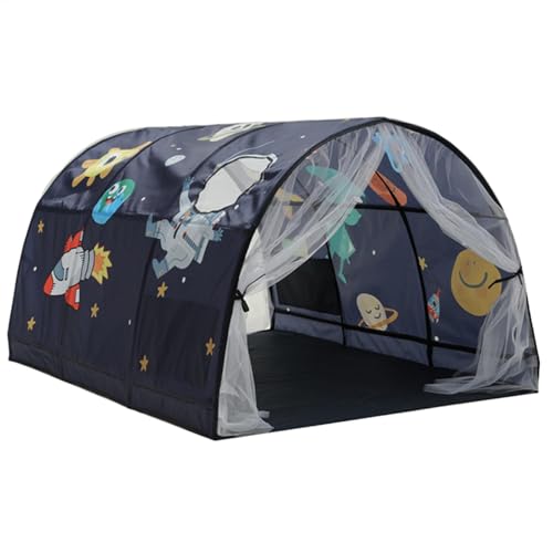 Bettzelte - Spielzelte drinnen, Kinderzelt Indoor & Outdoor Ten | Cartoon Sterne Mond und Muster, warme atmungsaktive Kinderspielzimmer für und Mädchen Weihnachten Geburtstagsgeschenk Bettzelte - Spielzelte drinnen, Kinderzelt Indoor & Outdoor Ten | Cartoon Sterne Mond und Muster, warme atmungsaktive Kinderspielzimmer für und Mädchen Weihnachten Geburtstagsgeschenk von Generisch