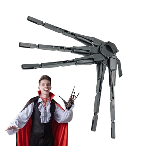 Bewegliche,Halloween Bewegliche | Flexible Schwarze Fake Cosplay Krallen,Gruselige Skelettknochen-Klauenhand, Halloween-Party, Cosplay, gefälschte to für Hexengeist-Kostüm Bewegliche,Halloween Bewegliche | Flexible Schwarze Fake Cosplay Krallen,Gruselige Skelettknochen-Klauenhand, Halloween-Party, Cosplay, gefälschte to für Hexengeist-Kostüm von Generisch