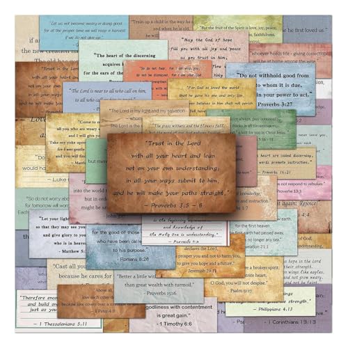 Bibel Aufkleber, Motivierende Bibelspruch Aufkleber Mit 50 Stück - Religiöse Jesus Motive Für Kinder, Jugendliche, Tagebuch, Laptop & Handyhüllen Inspirierende Deko Bibel Aufkleber, Motivierende Bibelspruch Aufkleber Mit 50 Stück - Religiöse Jesus Motive Für Kinder, Jugendliche, Tagebuch, Laptop & Handyhüllen Inspirierende Deko von Generisch