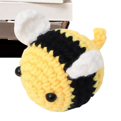 Biene Plüschspielzeug - Häkeln Spielzeug, Kinderwagen -Karren Spielzeug für Häkeln Cartoon | Nettes Tierspielzeug für Kinder, Laptop -gestrickte Wangen für Kinderzimmer, Tisch, Tisch, Biene Plüschspielzeug - Häkeln Spielzeug, Kinderwagen -Karren Spielzeug für Häkeln Cartoon | Nettes Tierspielzeug für Kinder, Laptop -gestrickte Wangen für Kinderzimmer, Tisch, Tisch, von Generisch
