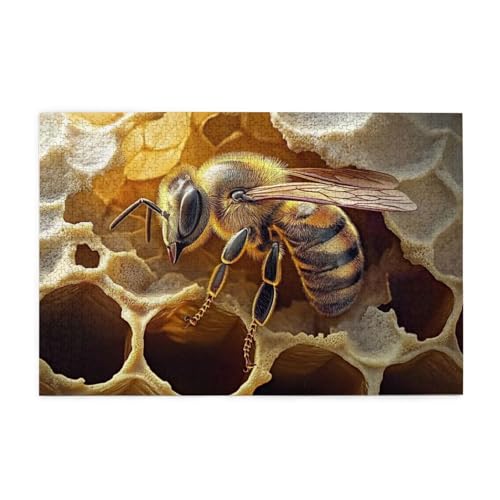 Bienen und Bienenstöcke Realistische Insekten 1000 Teile Puzzle für Erwachsene Holzpuzzles für Erwachsene Geschenke Wohnkultur Bienen und Bienenstöcke Realistische Insekten 1000 Teile Puzzle für Erwachsene Holzpuzzles für Erwachsene Geschenke Wohnkultur von Generisch