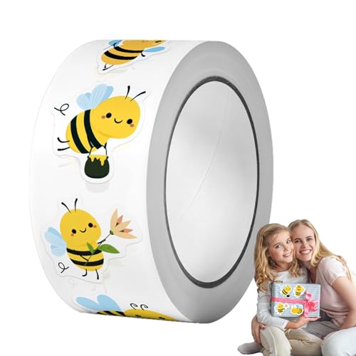 Bienenaufkleber Scrapbooking - Geschenkversiegelungsaufkleber, Niedliche Umschlagsdichtungen | Animal Cartoon Kids Sticker, Ästhetisches Sammelalbum Handwerksverzierungen, Laptop -Wasserflasche Bienenaufkleber Scrapbooking - Geschenkversiegelungsaufkleber, Niedliche Umschlagsdichtungen | Animal Cartoon Kids Sticker, Ästhetisches Sammelalbum Handwerksverzierungen, Laptop -Wasserflasche von Generisch