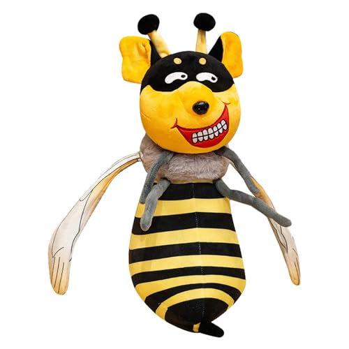 Bienenhundepuppe, Bienenhunde Plüschpuppe - Huggable Plüschspielzeug lustiger Puppenwurf Kissen - Entzückender Begleiter, komfortable Heimdekoration für Thanksgiving, Geburtstag, Ostern Bienenhundepuppe, Bienenhunde Plüschpuppe - Huggable Plüschspielzeug lustiger Puppenwurf Kissen - Entzückender Begleiter, komfortable Heimdekoration für Thanksgiving, Geburtstag, Ostern von Generisch