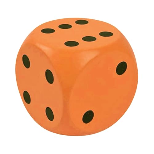 Big Dice - Big Dice Cube | Große Kinder Jumbo Cube | Klassenzimmer Spielen Nummern Punkte | 15 cm Gefälligkeiten | Bildungsspielzeug für Kindermathematikler von Generisch