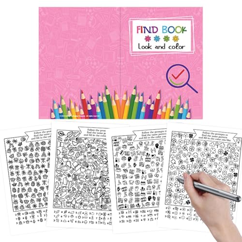 Bild finden Malbuch - Kinder suchen und Bücher finden - Notizbuch zum Zeichnen von lustigem und einfachem Malbuch für Kinder mit Lieblings -Cartoon -Helden, Videospiel -Ikonen und vielem mehr! von Generisch