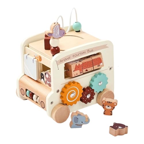 Bildungsbusspielzeug - 5-in-1 Lernaktivität | Busformspielzeug mit Bausteinen | Farb- und Formpassungsspiele für Kinder, Mädchen, Schule, Kindergarten, Geburtstag, Weihnachten Bildungsbusspielzeug - 5-in-1 Lernaktivität | Busformspielzeug mit Bausteinen | Farb- und Formpassungsspiele für Kinder, Mädchen, Schule, Kindergarten, Geburtstag, Weihnachten von Generisch