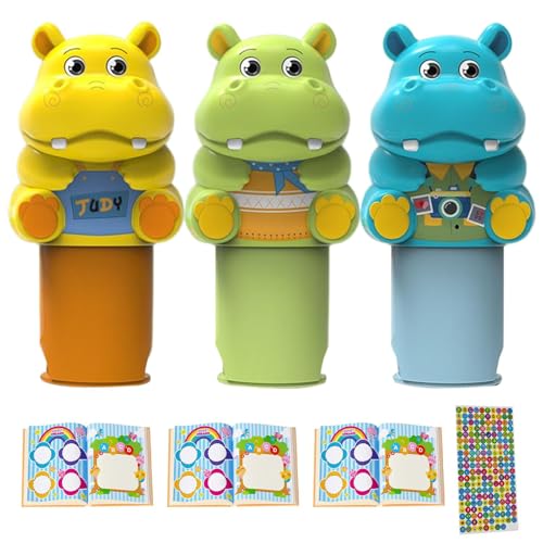 Bildungsspiel Der Kinderkleber - Magic Stamper In Form Von Tieren | Kognitiver Erwachen -Kit Mit Album -Aufklebern Unnd -Siegel | Kreatives Und Spielerisches Spielzeug Für Baby 3 Jahre Undd Über Siche Bildungsspiel Der Kinderkleber - Magic Stamper In Form Von Tieren | Kognitiver Erwachen -Kit Mit Album -Aufklebern Unnd -Siegel | Kreatives Und Spielerisches Spielzeug Für Baby 3 Jahre Undd Über Siche von Generisch