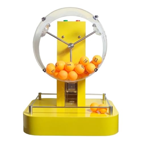 Bingo-Spiel-Set mit manuellem Lotterieautomat und 50 Zahlenbällen für Lotterieziehungen und Aktivitäten Bingo-Spiel-Set mit manuellem Lotterieautomat und 50 Zahlenbällen für Lotterieziehungen und Aktivitäten von Generisch