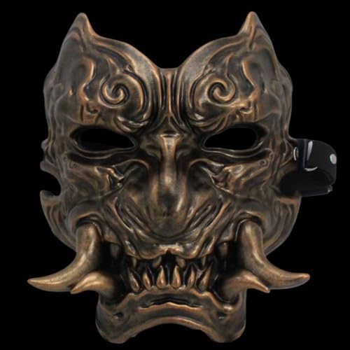 Black Monkey Cosplay Maske Harz Anime Halloween Tanzparty Kostüm Maske Requisiten (Kupfer) von Generisch