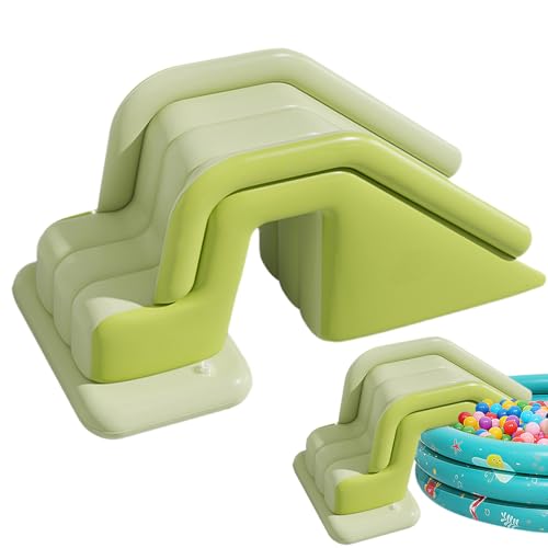 Blase -up -Folie - Klappbeckenslut, aufblasbare Wasserrampe | Non-Schlupf-Outdoor-Spielzeug für Familienversammlungen, Kinderspiele, Community Park, Wohnpool, Strandspaß, Erholung von Mädchen, von Generisch
