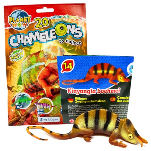 Generisch Blue Ocean Chamäleons Sammelfiguren 2024 - Planet Wow Farbwechsel - Figur 14. Böhmes Zweihornchamäleon Generisch Blue Ocean Chamäleons Sammelfiguren 2024 - Planet Wow Farbwechsel - Figur 14. Böhmes Zweihornchamäleon von Generisch