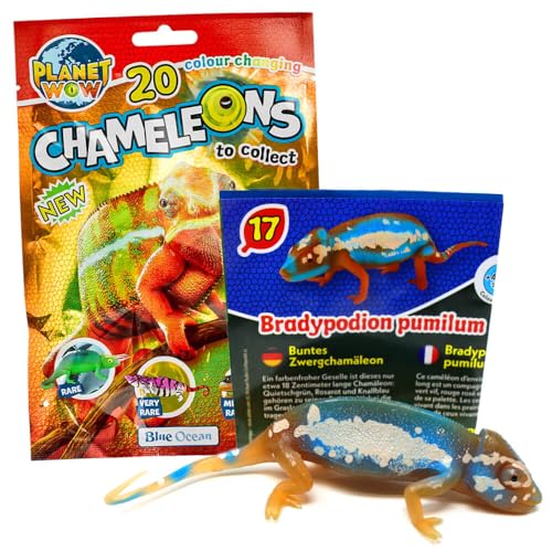 Generisch Blue Ocean Chamäleons Sammelfiguren 2024 - Planet Wow Farbwechsel - Figur 17. Buntes Zwergchamäleon Generisch Blue Ocean Chamäleons Sammelfiguren 2024 - Planet Wow Farbwechsel - Figur 17. Buntes Zwergchamäleon von Generisch