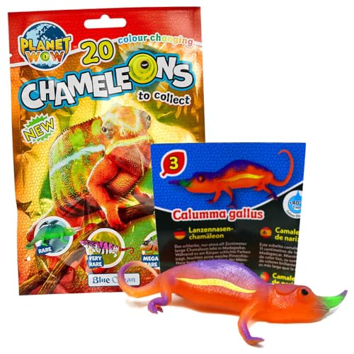 Generisch Blue Ocean Chamäleons Sammelfiguren 2024 - Planet Wow Farbwechsel - Figur 3. Lanzennasen Chamäleon Generisch Blue Ocean Chamäleons Sammelfiguren 2024 - Planet Wow Farbwechsel - Figur 3. Lanzennasen Chamäleon von Generisch