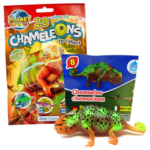 Blue Ocean Chamäleons Sammelfiguren 2024 - Planet Wow Farbwechsel - Figur 8. Gemeines Chamäleon Blue Ocean Chamäleons Sammelfiguren 2024 - Planet Wow Farbwechsel - Figur 8. Gemeines Chamäleon von Generisch