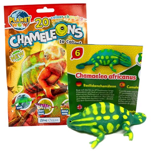 Generisch Blue Ocean Chamäleons Sammelfiguren 2024 - Planet Wow Selten - Figur 6. Basiliskenchamäleon Generisch Blue Ocean Chamäleons Sammelfiguren 2024 - Planet Wow Selten - Figur 6. Basiliskenchamäleon von Generisch