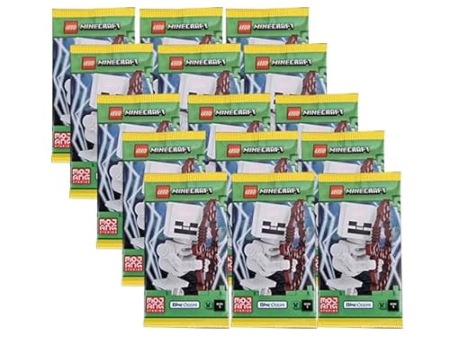 Blue Ocean Lego Minecraft Trading Cards Serie 1-15x Booster je 6X Sammelkarten von Generisch