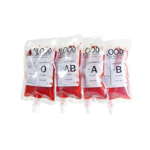 Blut-Infusionsbeutel für Getränke, 20 Packungen à 256 ml, Wiederverwendbare Getränkebeutel für Halloween, Vampir-Zombie-Mottoparty-Dekoration, Requisiten für Krankenschwester-Abschlussfeiern Blut-Infusionsbeutel für Getränke, 20 Packungen à 256 ml, Wiederverwendbare Getränkebeutel für Halloween, Vampir-Zombie-Mottoparty-Dekoration, Requisiten für Krankenschwester-Abschlussfeiern von Generisch