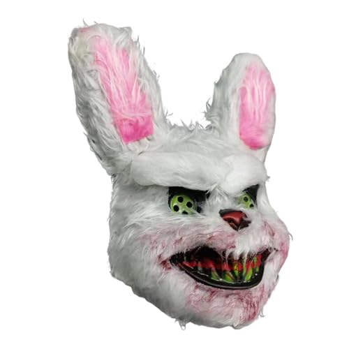 Blutige Plüschtier-Kopfbedeckung, gruselige Halloween-Gesichtsbedeckung,Kinderkostüm Gesichtsbedeckung | Elastische gruselige Gesichtsbedeckung, verstellbares Cosplay-Kostüm für Rollenspiele, Hal Blutige Plüschtier-Kopfbedeckung, gruselige Halloween-Gesichtsbedeckung,Kinderkostüm Gesichtsbedeckung | Elastische gruselige Gesichtsbedeckung, verstellbares Cosplay-Kostüm für Rollenspiele, Hal von Generisch