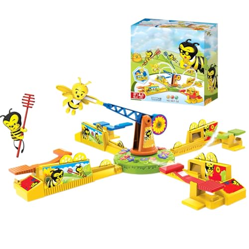 Board Games, Classic Bee Looping Spin Game, Compact Fun Parent-Child Interactive Puzzle, Fast-Paced Battle Board Game, Engaging & Educational Play for Party Kids von Generisch