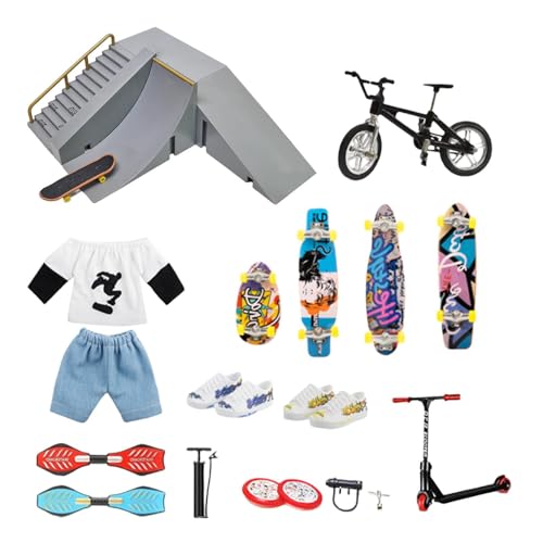 Board Mini -Fingerspielzeug, Skateboards für Kinder Fingerbretter, Bikes Skates Scooter Multiple Skate Park Model Skateboard -Training mit Ihren Kindern und einen schönen Tag für Familie und Freunde z Board Mini -Fingerspielzeug, Skateboards für Kinder Fingerbretter, Bikes Skates Scooter Multiple Skate Park Model Skateboard -Training mit Ihren Kindern und einen schönen Tag für Familie und Freunde z von Generisch