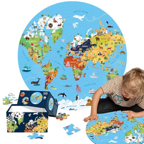 Bodenpuzzle,Rundpuzzle-70-teiliges Lernpuzzle für Vorschulkinder, rundes Bodenpuzzle, und Mädchen kultivieren Beobachtungs-Lernaktivitäten für den Kindergarten und das Schlafzimmer Bodenpuzzle,Rundpuzzle-70-teiliges Lernpuzzle für Vorschulkinder, rundes Bodenpuzzle, und Mädchen kultivieren Beobachtungs-Lernaktivitäten für den Kindergarten und das Schlafzimmer von Generisch