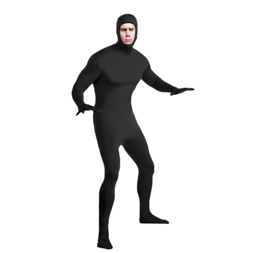 Body Mit Offenem Gesicht Kostüm, Ganzkörper Kostüm, Erwachsenenkostüm Stretch-Bodysuit, Halloween-Kostüm Für Erwachsene, Cosplay, Bodysuit, Overall, Unisex von Generisch
