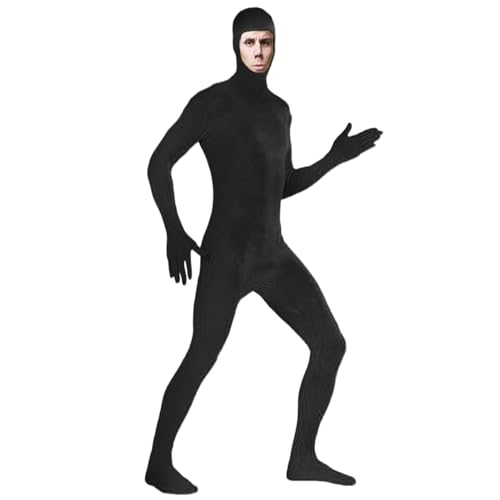 Body mit offenem Gesicht, Halloween-Cosplay-Kostüm, Uni-Body, Overall, Erwachsenen-Cosplay-Outfit, offenes Gesicht, Halloween-Kostüm, Cosplay-Overall, Halloween-Kostüm für Erwachsene von Generisch