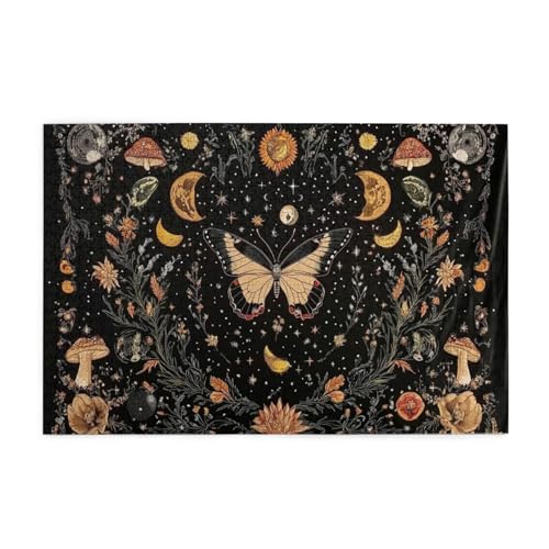 Böhmische Schmetterling Mondphase 1000 Teile Puzzle für Erwachsene Holzpuzzles für Erwachsene Geschenke Wohnkultur Böhmische Schmetterling Mondphase 1000 Teile Puzzle für Erwachsene Holzpuzzles für Erwachsene Geschenke Wohnkultur von Generisch