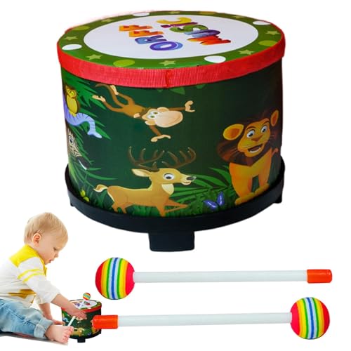 Bongo Set - Hand Drum | Child Rhythm Drum for Performances and Parties, Educational Musical Toy with Sound, Movement & Wood Stick for toddlerss and Preschoolers Bongo Set - Hand Drum | Child Rhythm Drum for Performances and Parties, Educational Musical Toy with Sound, Movement & Wood Stick for toddlerss and Preschoolers von Generisch