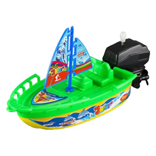 Boot Badewanne Spielzeug Lustige Speed Uhrwerk Wasser Motorboot Für Memory Traktor (C One Size) von Generisch