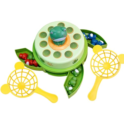 Bounce & Catch Pop Out Games, Rotating Electric Interactive Musical Toys, 7.09x6.69in Frog Toy with Lights, Fun Family Game for Kids, Girls, Friends, Cousuin, and More Bounce & Catch Pop Out Games, Rotating Electric Interactive Musical Toys, 7.09x6.69in Frog Toy with Lights, Fun Family Game for Kids, Girls, Friends, Cousuin, and More von Generisch