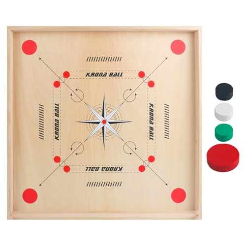 Brettspiel | Strike Family Fun Indian Brettspiel | Hölzerne Puzzle - -Party -Spiele | Carom Chess Set Strategic Gamme | Tischspiele für lustige Familie GGAME Night Brettspiel | Strike Family Fun Indian Brettspiel | Hölzerne Puzzle - -Party -Spiele | Carom Chess Set Strategic Gamme | Tischspiele für lustige Familie GGAME Night von Generisch