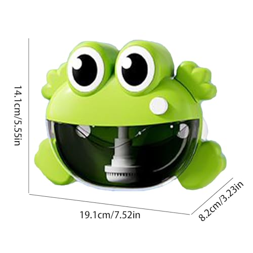 Bubble Machine für Badewanne, Schubbadmaschine - Frosch Crocodile Duschwasserspielzeug | Animal Bad Bubble Maker für Baby, Kind, Badespielzeug für Mädchen Bubble Machine für Badewanne, Schubbadmaschine - Frosch Crocodile Duschwasserspielzeug | Animal Bad Bubble Maker für Baby, Kind, Badespielzeug für Mädchen von Generisch
