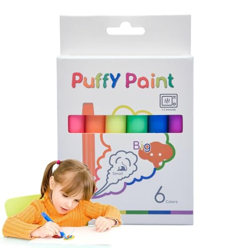 Bubble Pens - 6 Stück Zeichenstift Für Kleine Kinder, Malstifte, Hitzeaktivierte Stifte Für Mädchen, Palome-Malfarbe Zum Ausmalen von Generisch