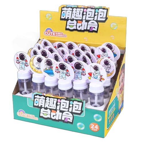 Bubble -Zauberstäbe für Kinder, Bubbles Party Gefälligkeiten,24-Pieces Children Bubble Blower Game Toys | Party bevorzugt Mädchen im Freien Aktivitäten für Strandgarten Hinterhof Rasen von Generisch