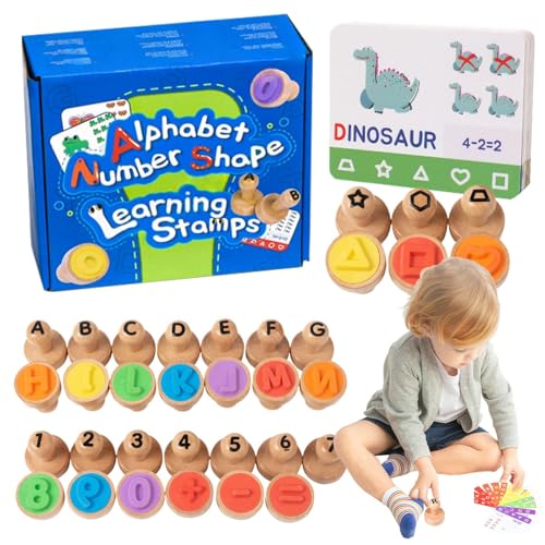 Buchstabenform - Alphabet Lernwerkzeuge | Holz-Timps Alphabet Spielzeug, Alphabet Spielzeug Für Kinder, Briefmarken Lernen Aus Holz | Tragbare Mathematikspiele Buchstabenform - Alphabet Lernwerkzeuge | Holz-Timps Alphabet Spielzeug, Alphabet Spielzeug Für Kinder, Briefmarken Lernen Aus Holz | Tragbare Mathematikspiele von Generisch