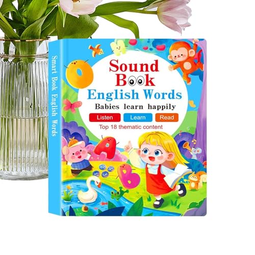 Bücher Mit Ton, Interaktive Vorlesebücher Für Kleinkinder, Elektronisches Spielzeug Mit Sprachfunktion Und Sensorik Für Kinder Zum Lesen Lernen Bücher Mit Ton, Interaktive Vorlesebücher Für Kleinkinder, Elektronisches Spielzeug Mit Sprachfunktion Und Sensorik Für Kinder Zum Lesen Lernen von Generisch