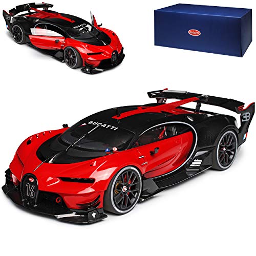 Bugatti Chiron Vision GT Gran Turismo Coupe Schwarz mit Rot Ab 2016 70988 1/18 AutoArt Modell Auto Bugatti Chiron Vision GT Gran Turismo Coupe Schwarz mit Rot Ab 2016 70988 1/18 AutoArt Modell Auto von Generisch