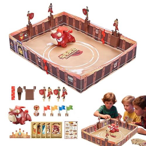 Bullfight Board Game, Bullfighting Travel Toy, Interactive Kids Game, Fun Developmental for Ages 3-12, Classroom Activity, Road Trip Entertainment, Family Early Learning Bullfight Board Game, Bullfighting Travel Toy, Interactive Kids Game, Fun Developmental for Ages 3-12, Classroom Activity, Road Trip Entertainment, Family Early Learning von Generisch